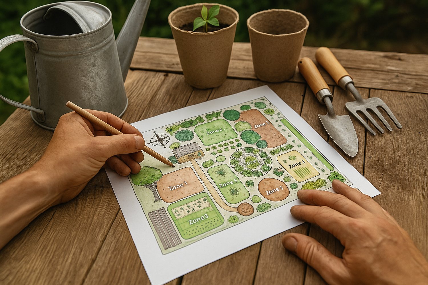 Planification de son jardin selon les zones de culture et l’exposition