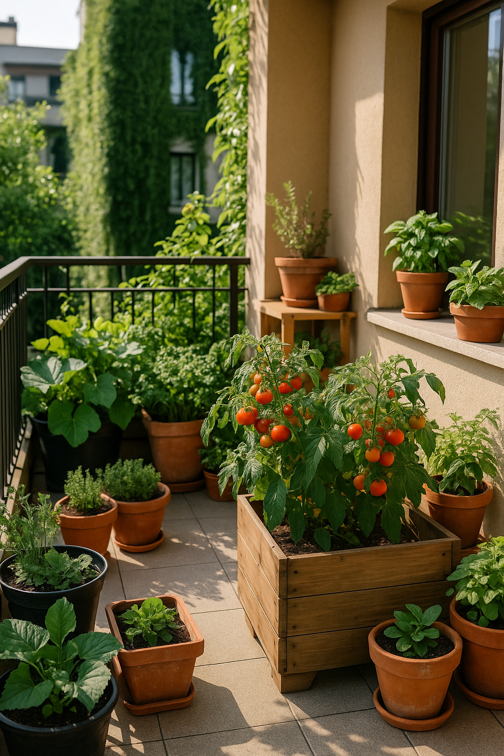 Potager sur balcon : techniques et variétés adaptées