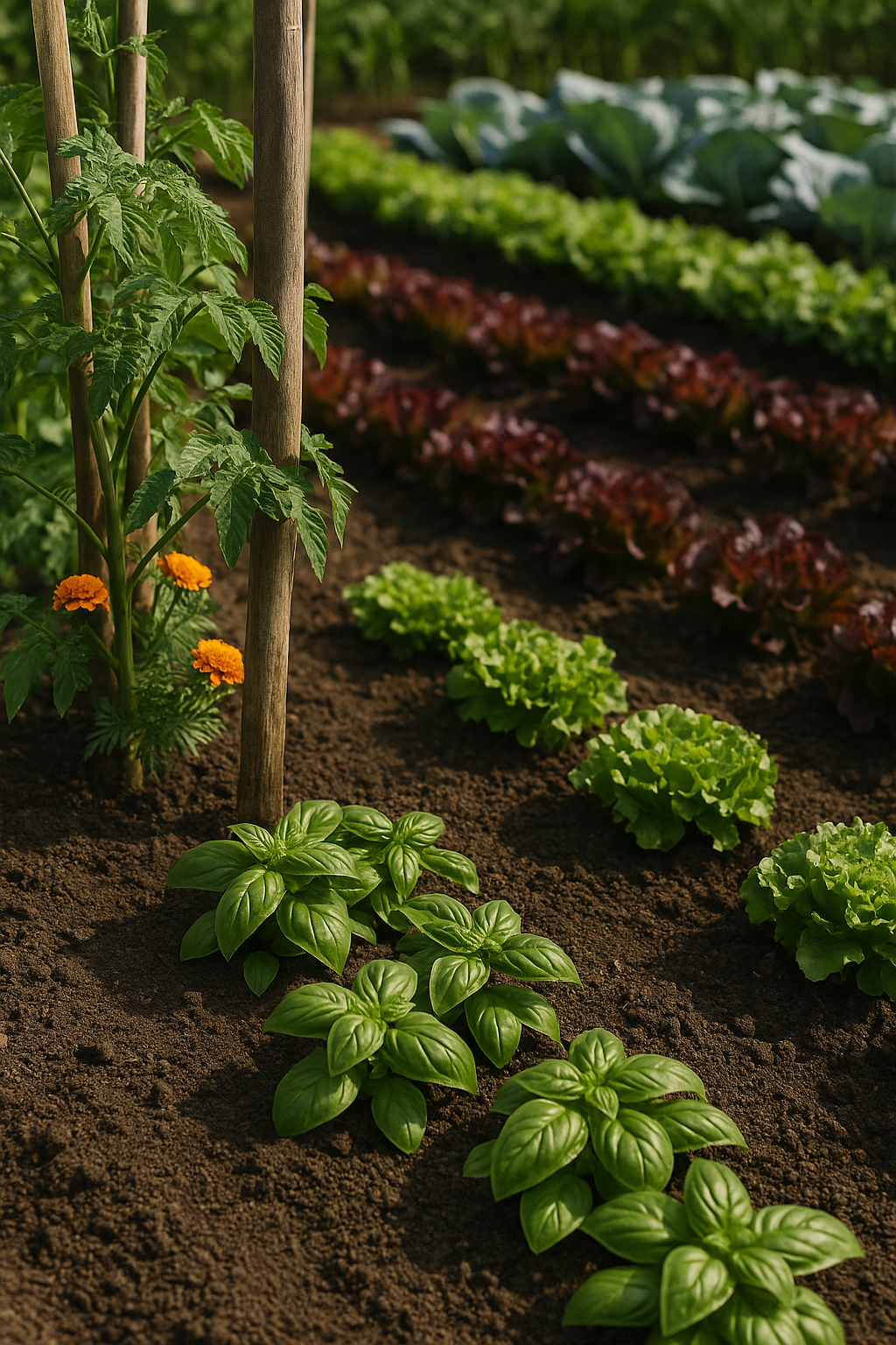 Les meilleures associations de légumes au potager