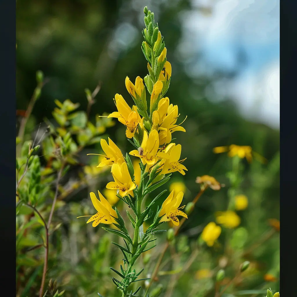 35개의 염료용 개미취 씨앗 (Genista tinctoria)