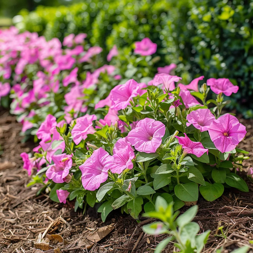 500개의 분홍색 난쟁이 페튜니아 씨앗