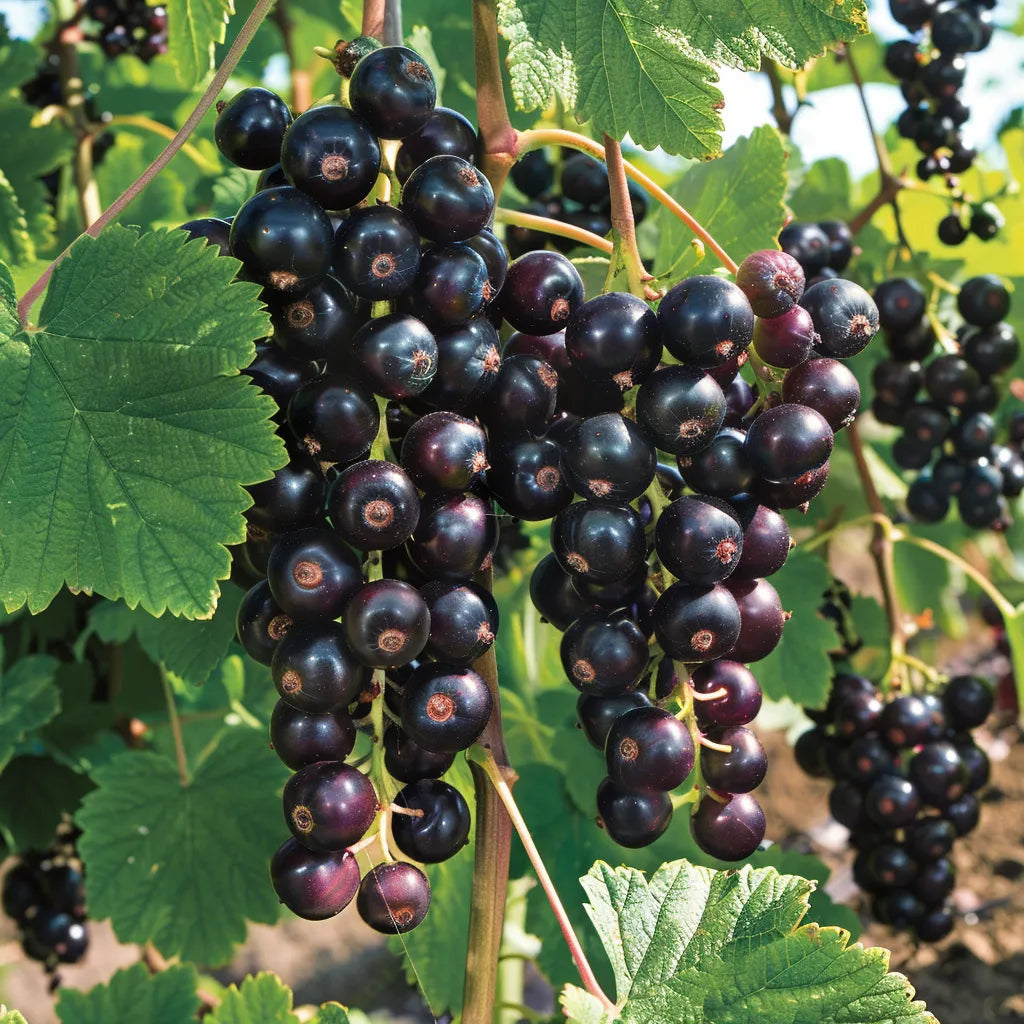 150 بذرة من الكشمش الأسود العملاق من بوسكوب (Ribes negrum)