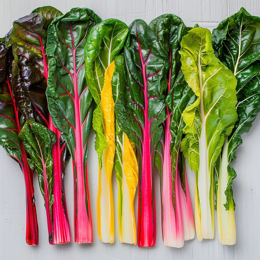 50 semillas de acelga mezcla colorida - acelga verdura de huerto - semillas campesinas