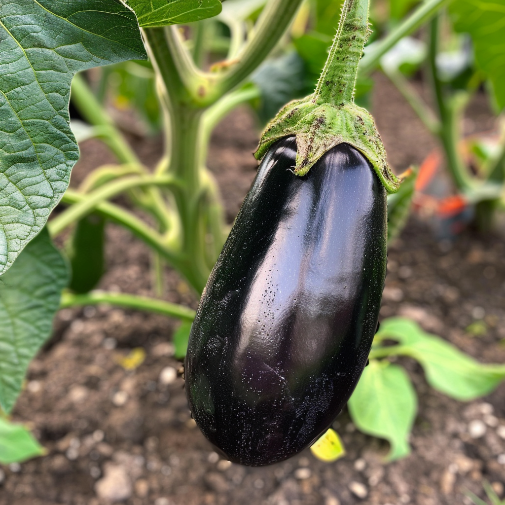 60粒のナス ブラックビューティー