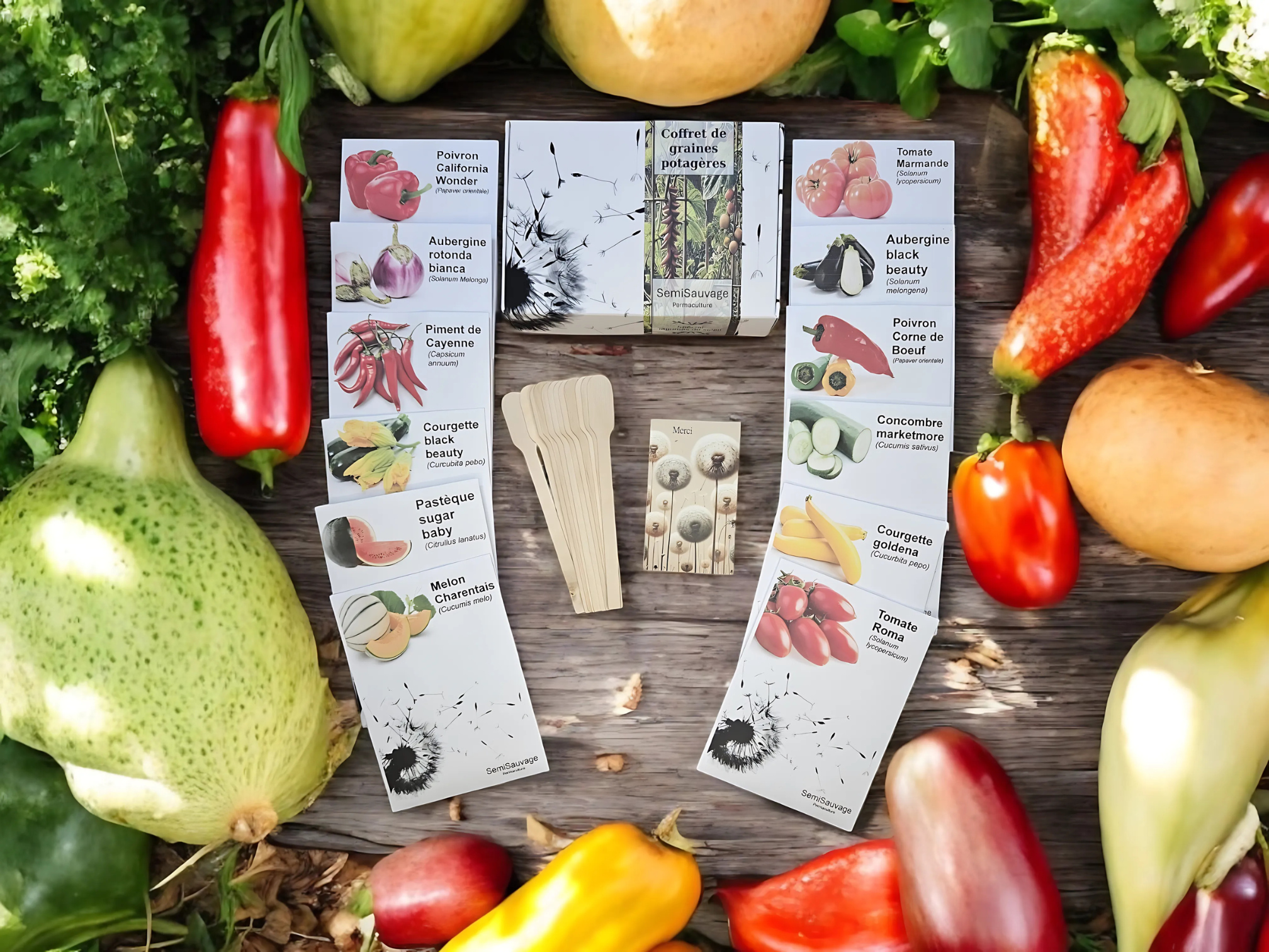 बीज सेट - विशेष सूर्य की सब्जियाँ