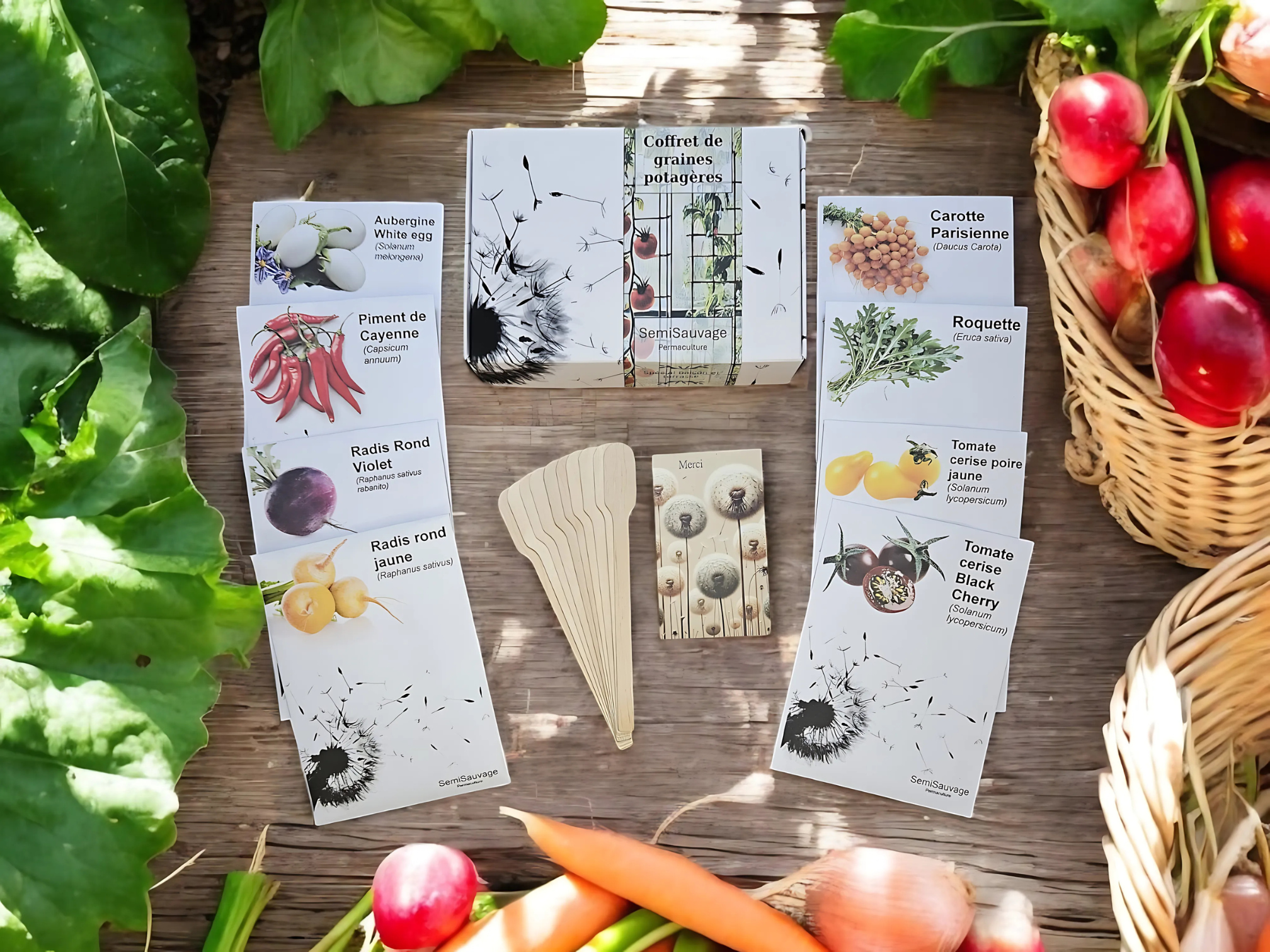 علبة بذور الخضروات - خاص للشرفة والتراس