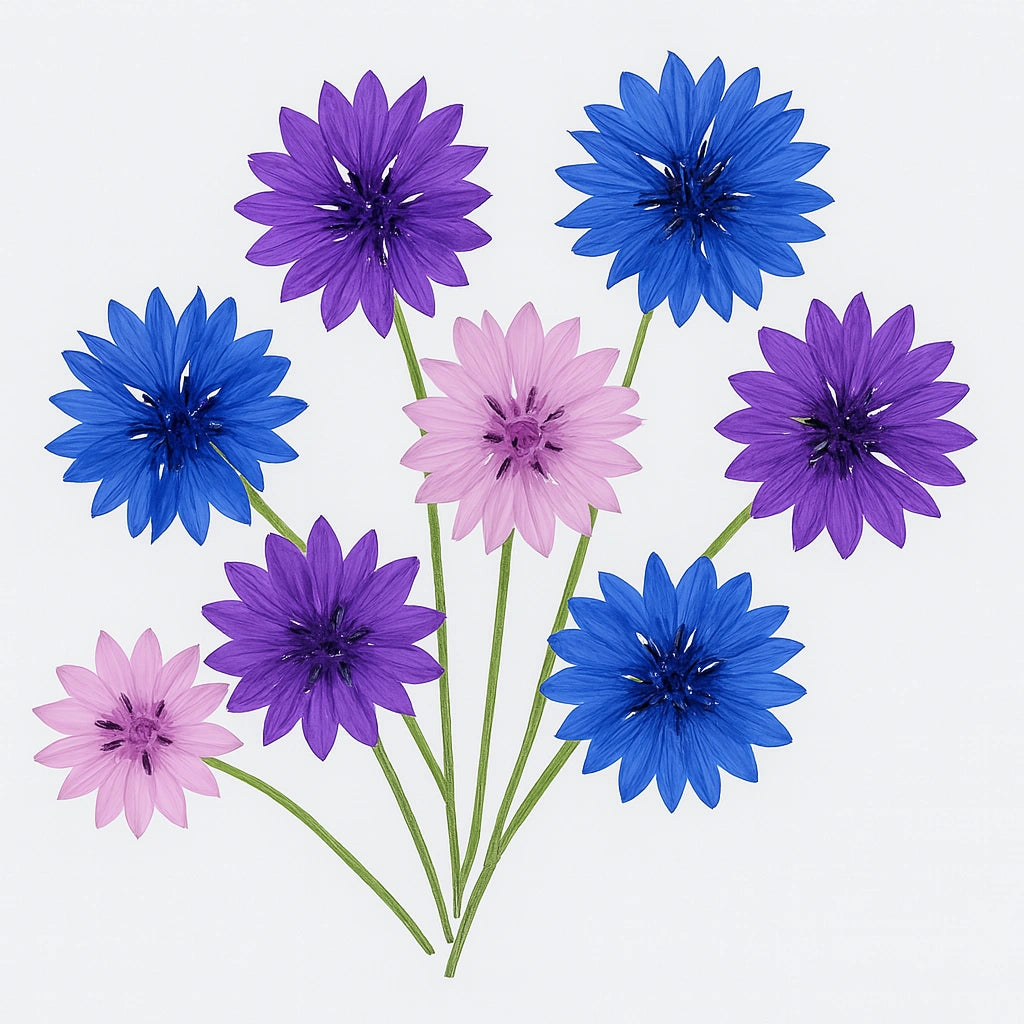80 Hạt Hoa Thanh Cúc Hoàng Gia (Centaurea moschata imperialis)