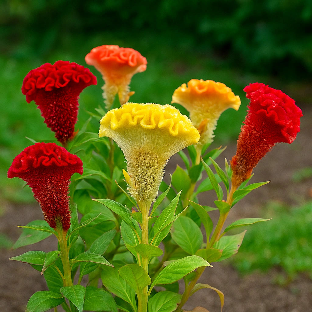 200粒のケイトウ(Celosia argentea cristata nana)