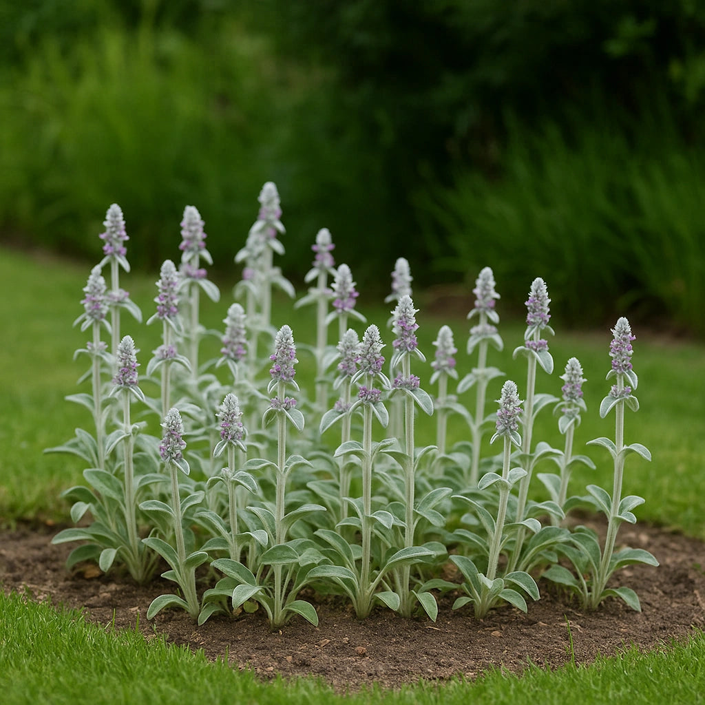 25 Semillas de Epiaire Oreja de Conejo (Stachys lanata pink)