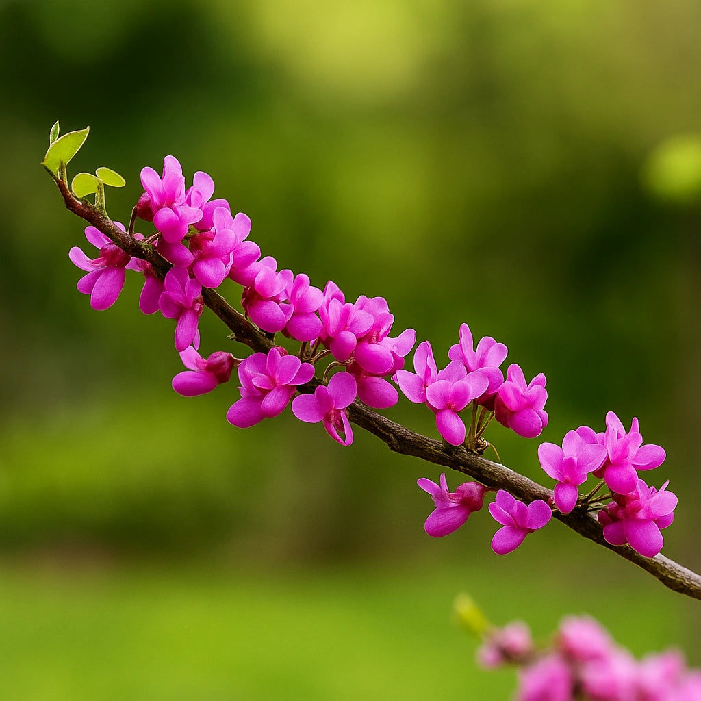 10粒の中国ハナズオウ(Cercis chinensis)の種子