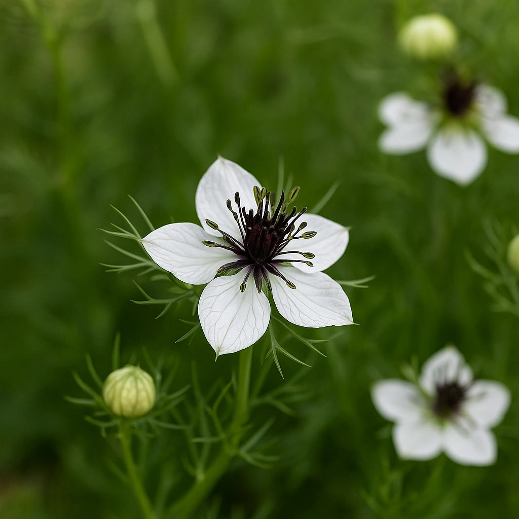 スペイン産ニゲラの種子200粒(Nigella hispanica papillosa)