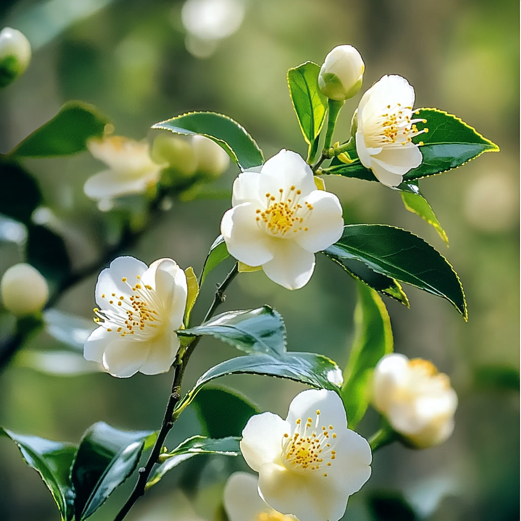 5つのティーツリーの種