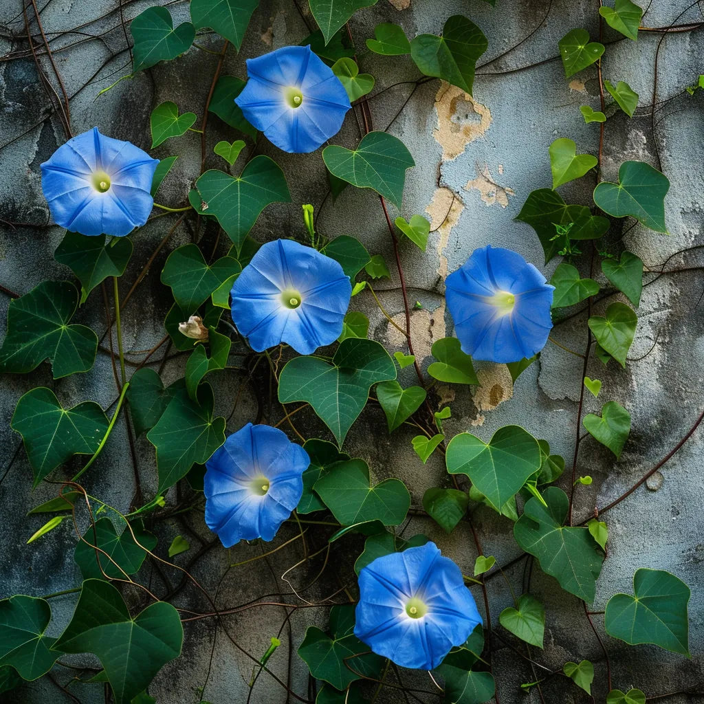 40 blaue Ipomoea-Samen