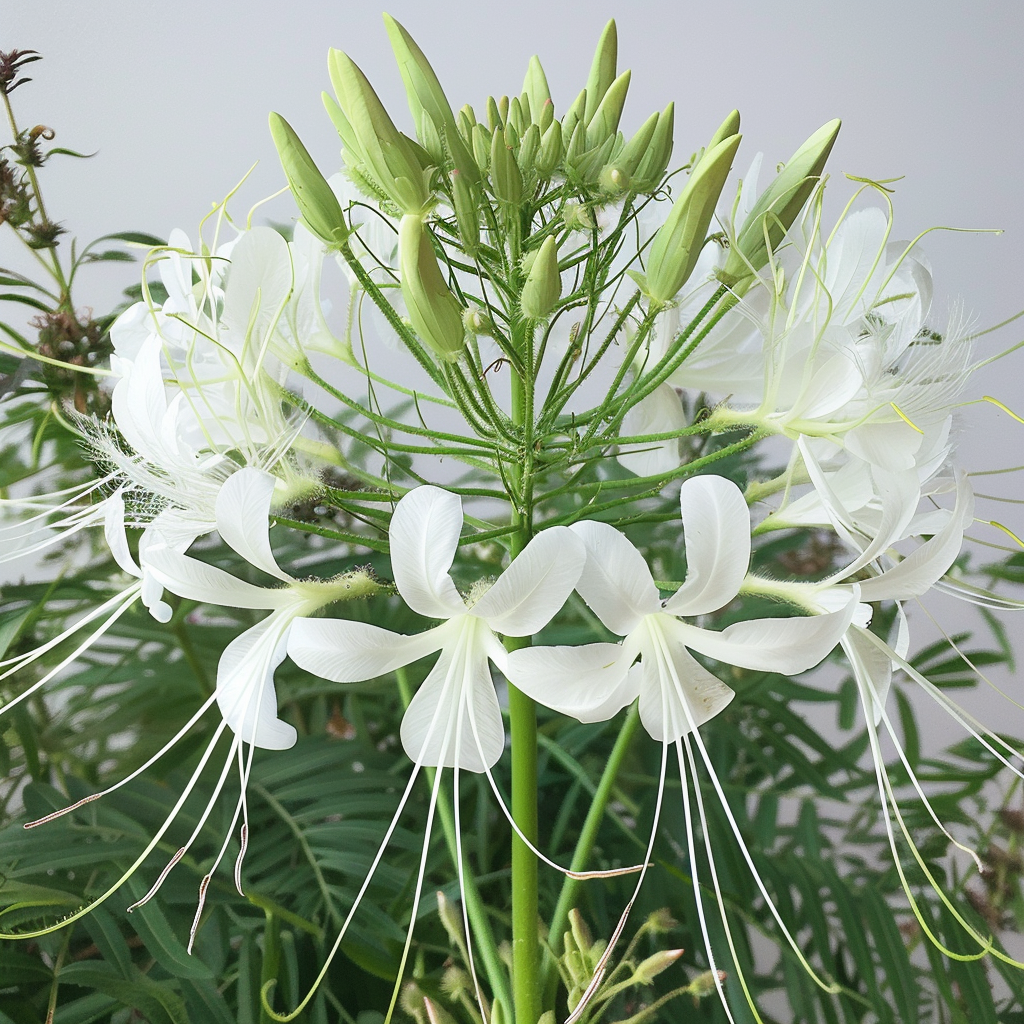 250 weiße Cleome-Samen