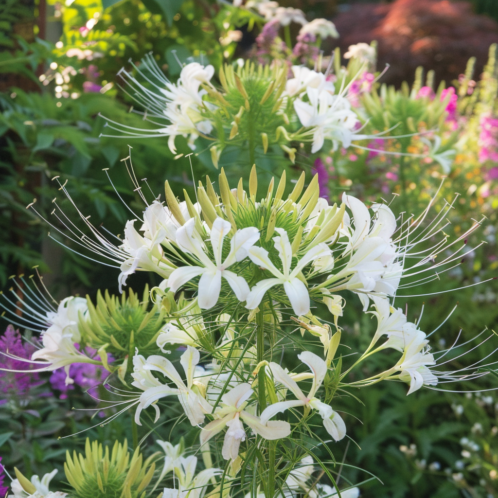 250 weiße Cleome-Samen