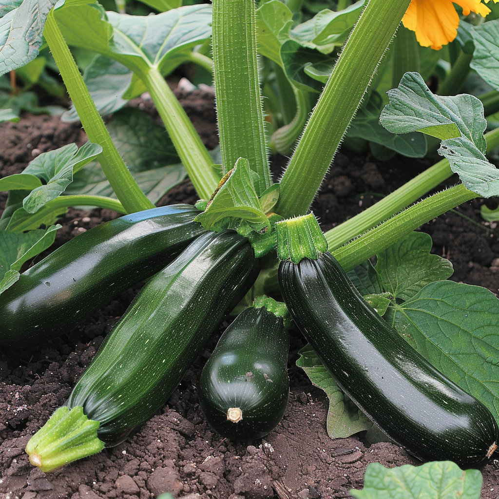 15 Graines de Courgette Black Beauty