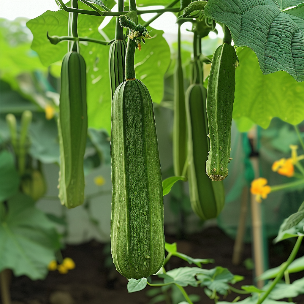 10 Graines de Courge éponge