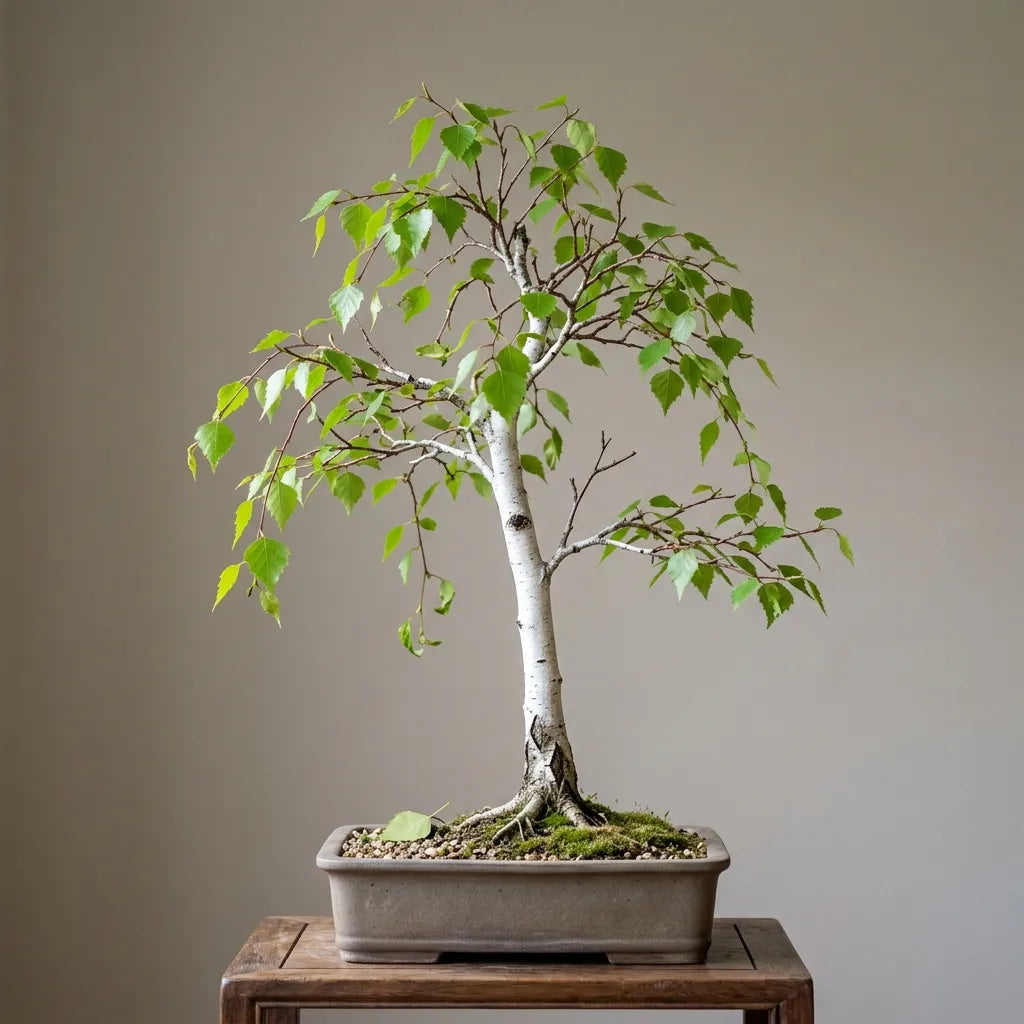 Bouleau blanc (Betula pendula) conduit en bonsaï — SemiSauvage