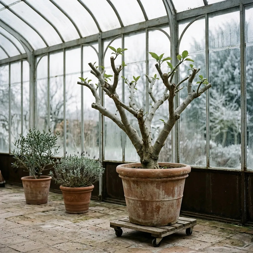 Brugmansia rabattu et hiverné en orangerie vitrée — SemiSauvage