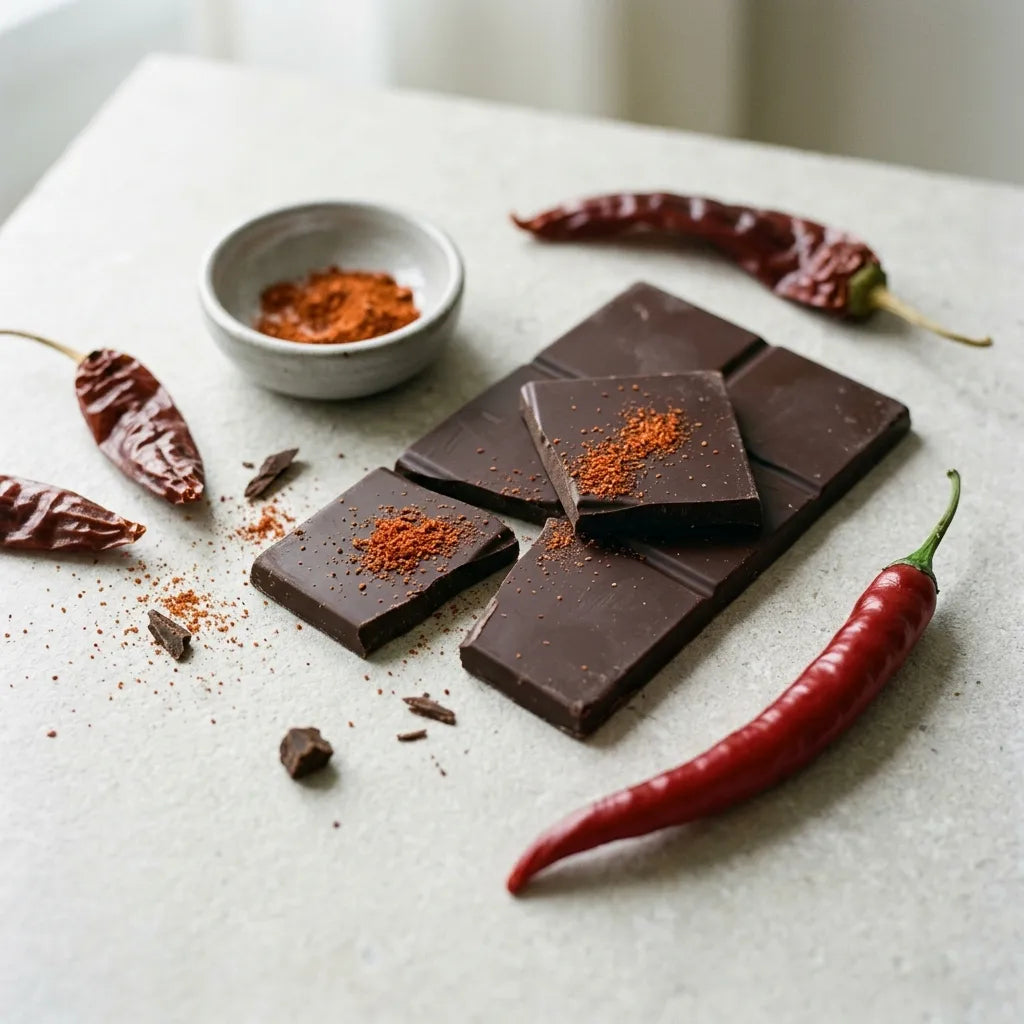 Accord chocolat noir et poudre de piment de Cayenne — SemiSauvage