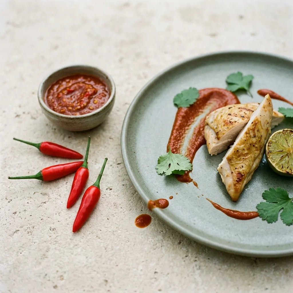 Volaille grillée et sauce pili-pili au piment oiseau — SemiSauvage