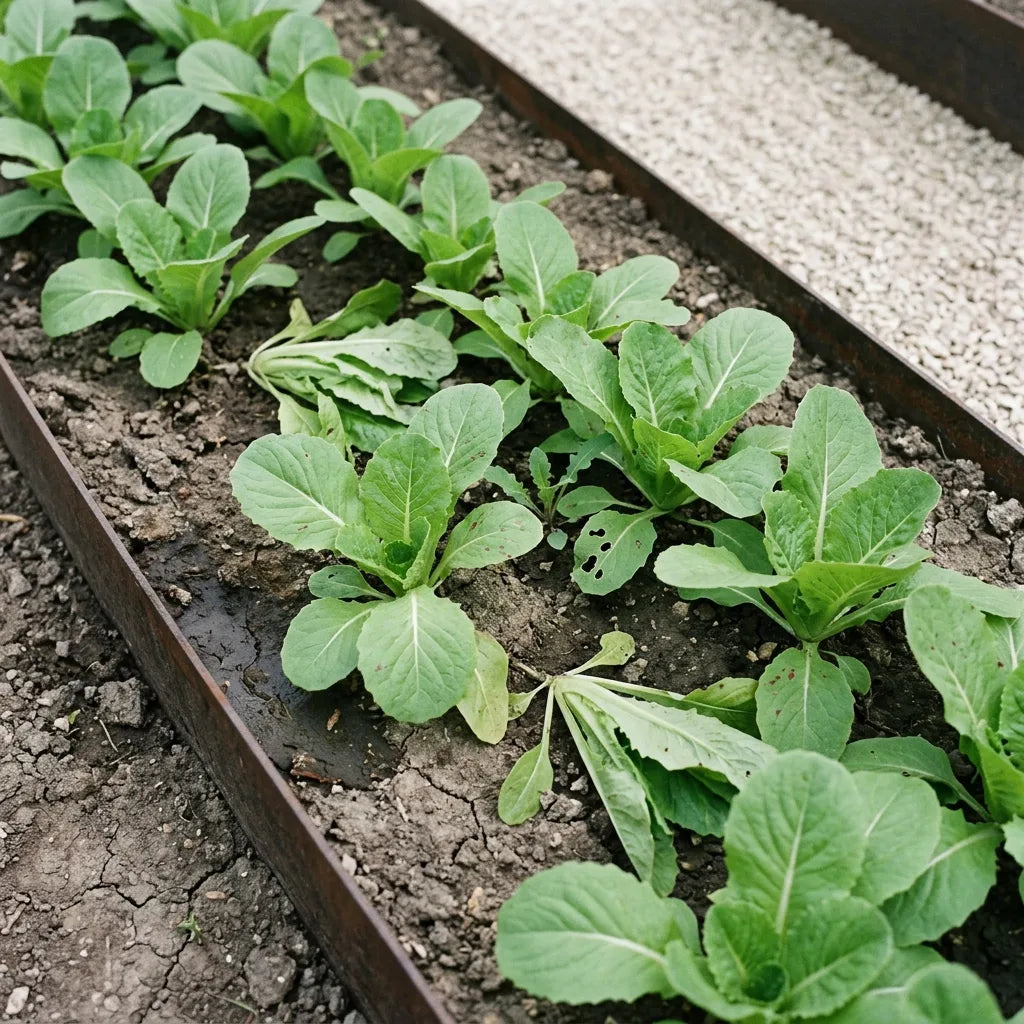 Semis direct de Di Castelfranco au stade de l'éclaircissage, feuillage encore vert avant l'apparition des mouchetures — SemiSauvage