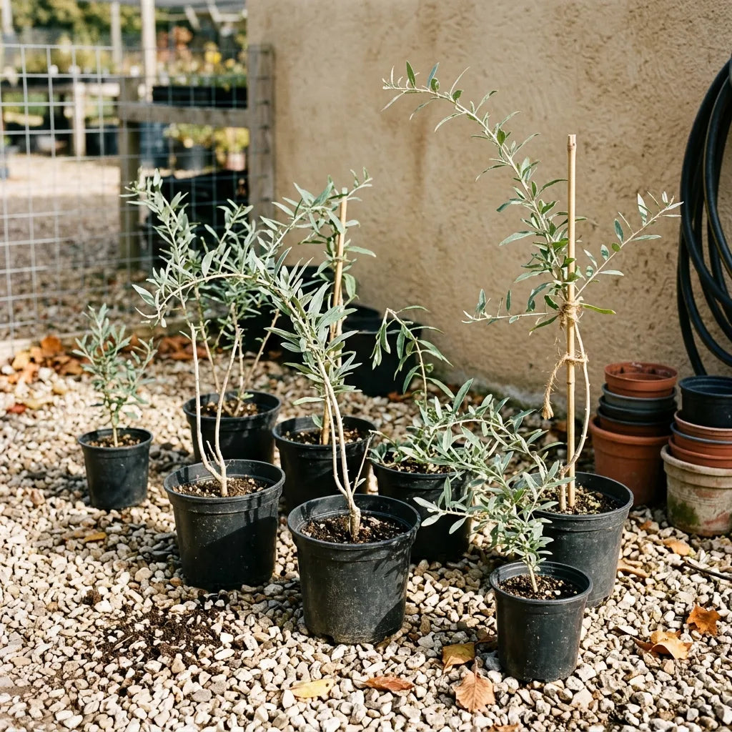 Jeunes plants de goji (Lycium barbarum) en godets prêts à planter — SemiSauvage