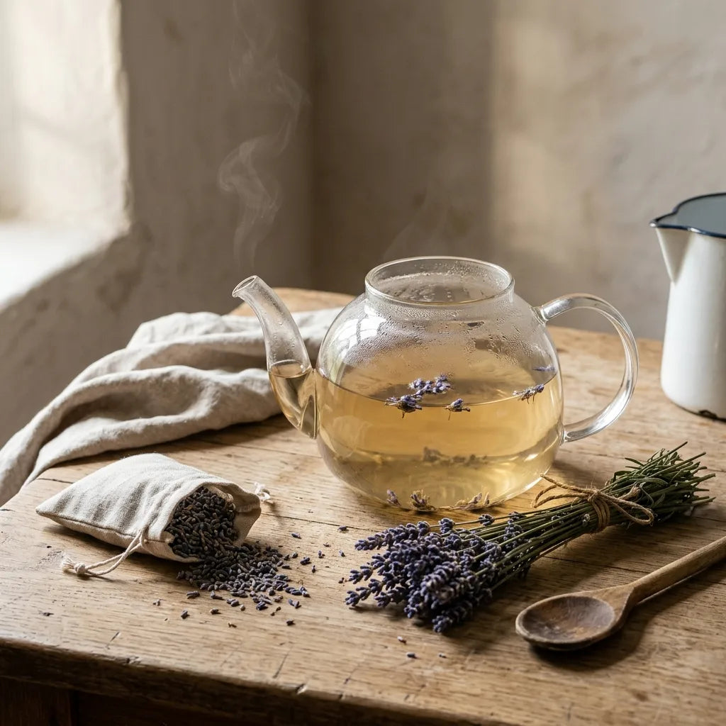 Infusion de fleurs séchées de lavande vraie (Lavandula angustifolia) — SemiSauvage